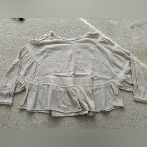 Free People Large Long Sleeve Blouse